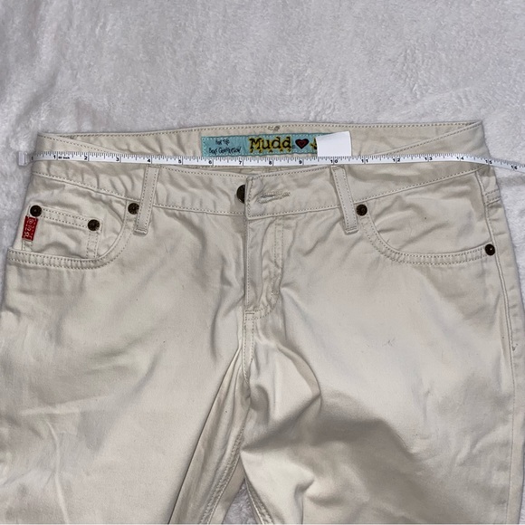 Vintage 00s y2k MUDD khaki low rise flare pants - Picture 5 of 8